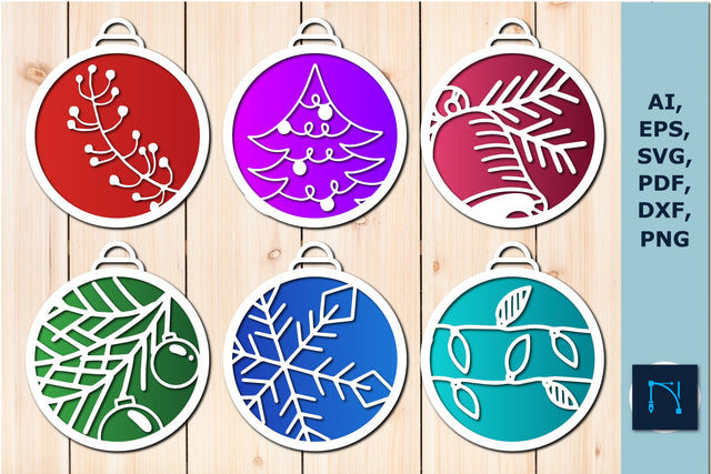 Christmas Bauble Ornament SVG bundle SVG MD JOYNAL ABDIN 