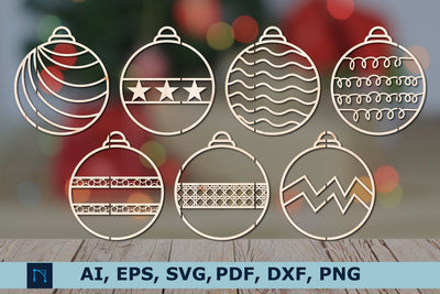 Christmas Bauble Ornament SVG bundle SVG MD JOYNAL ABDIN 