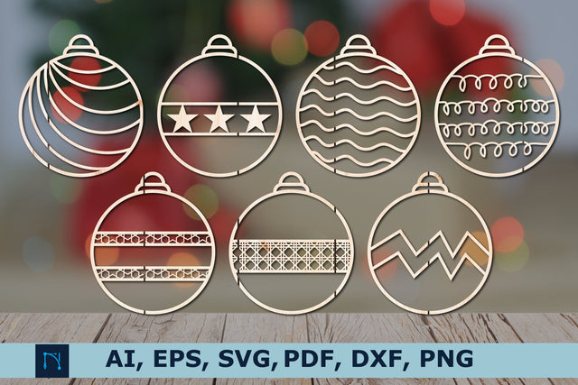 Christmas Bauble Ornament SVG bundle SVG MD JOYNAL ABDIN 