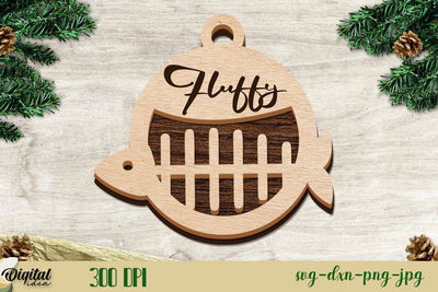 Christmas Bauble Pet Decor | Layered SVG | Cat Lover Gift SVG Evgenyia Guschina 