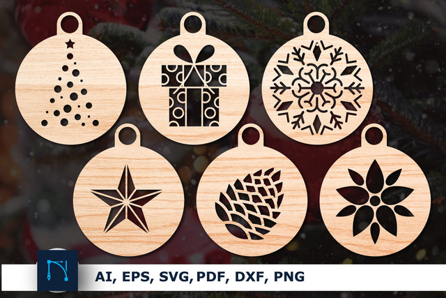 Christmas Baubles Gift Tags SVG bundle SVG MD JOYNAL ABDIN 