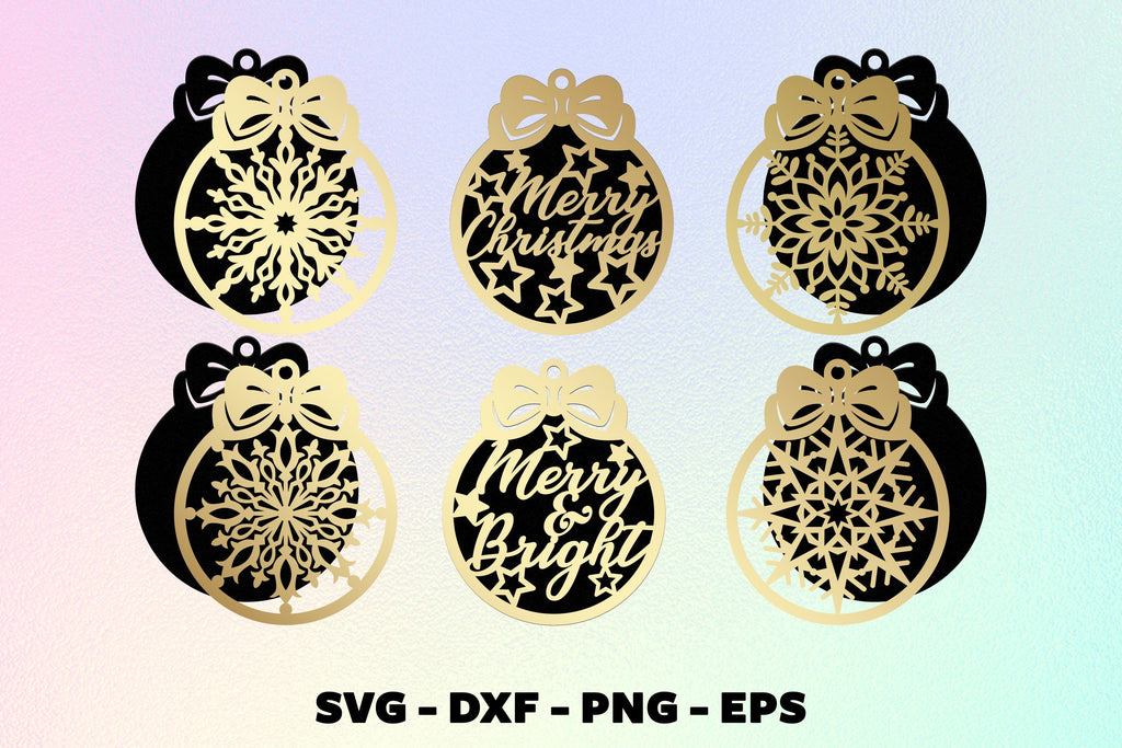 Christmas baubles svg, Christmas ornaments svg, Merry christmas svg ...