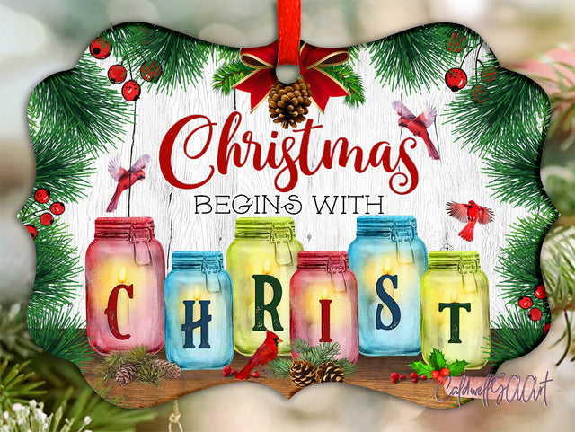 Christmas Begin With Christ Ornament PNG, Benelux Christmas Ornament, PNG Instant Download, Xmas Ornament Sublimation Designs Downloads Sublimation CaldwellArt 