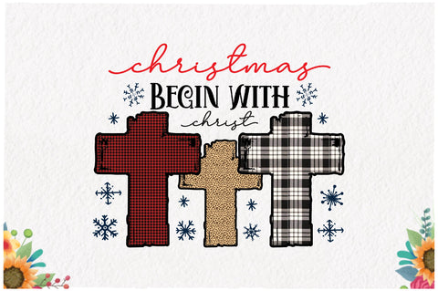 Christmas Begin with Christ Sublimation Sublimation Jagonath Roy 