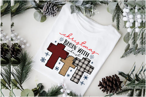 Christmas Begin with Christ Sublimation Sublimation Jagonath Roy 