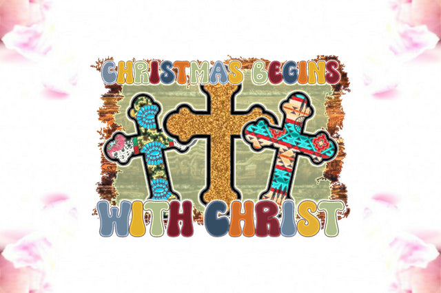 Christmas Begins with Christ Sublimation Sublimation Jagonath Roy 