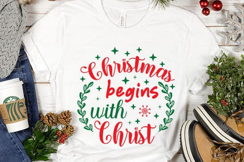 Christmas Begins With Christ SVG Angelina750 