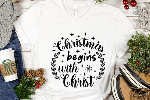 Christmas Begins With Christ SVG Angelina750 