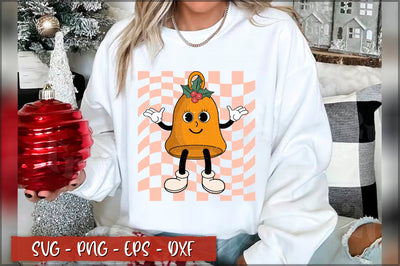 Christmas bell Retro SVG SVG Shetara Begum 