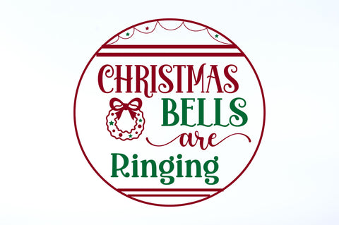 Christmas bells are ringing SVG Design SVG Regulrcrative 