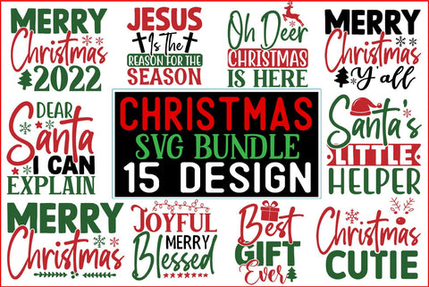 Christmas Big Design Bundle 300+ Design SVG CraftingStudio 