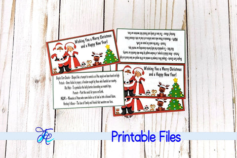 Christmas Blessing Bag Topper aa 3D Paper Family Creations 