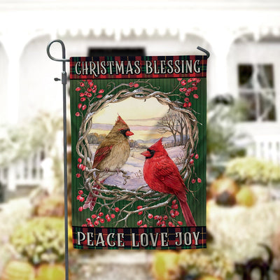 Christmas Blessing Garden Flag 12x18 Garden Flag Sublimation Design Download PNG File Instant Download Sublimation CaldwellArt 