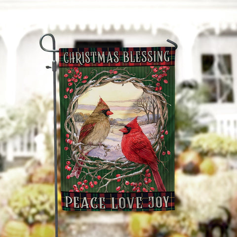 Christmas Blessing Garden Flag 12x18 Garden Flag Sublimation Design Download PNG File Instant Download Sublimation CaldwellArt 