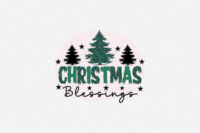 christmas blessings Sublimation SVGArt 