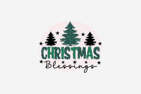 christmas blessings Sublimation SVGArt 