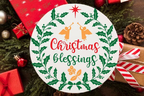 Christmas Blessings SVG Angelina750 