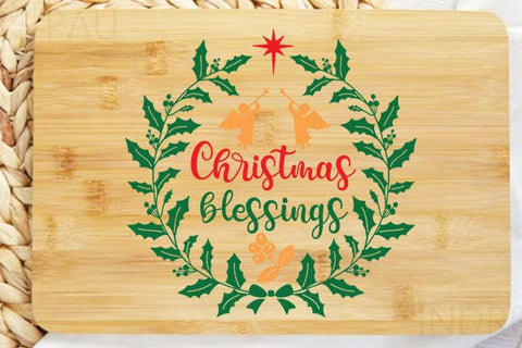 Christmas Blessings SVG Angelina750 