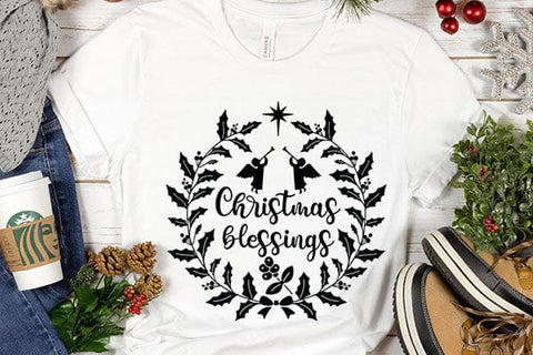 Christmas Blessings SVG Angelina750 