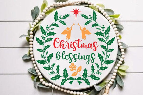 Christmas Blessings SVG Angelina750 