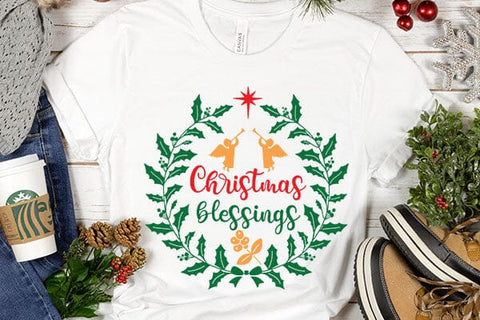 Christmas Blessings SVG Angelina750 