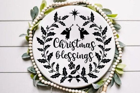 Christmas Blessings SVG Angelina750 