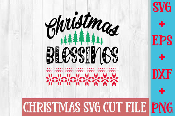 Christmas blessings1 SVG SVG Studio 