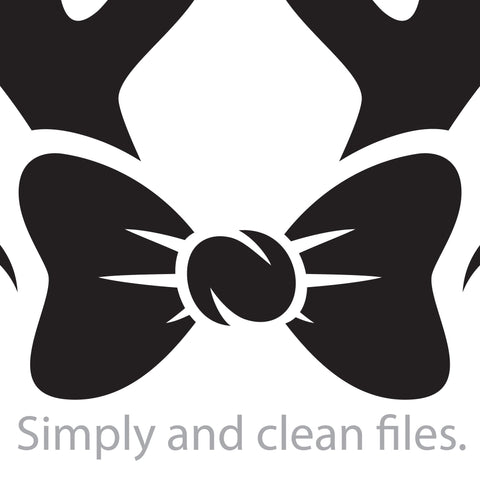 Christmas Bow Reindeer SVG TribaliumArtSF 