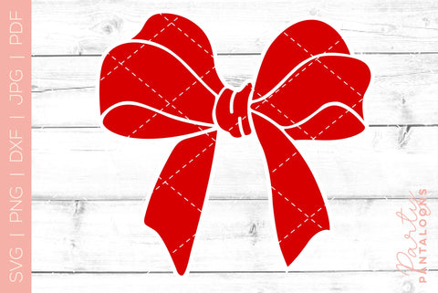 CHRISTMAS BOW SVG | Christmas Svg SVG Partypantaloons 