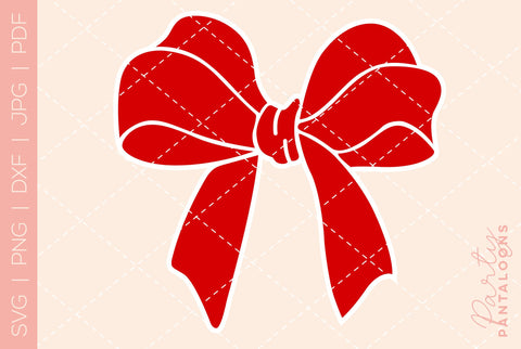 CHRISTMAS BOW SVG | Christmas Svg SVG Partypantaloons 