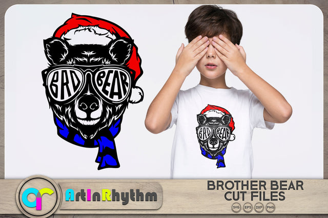 Christmas brother bear SVG SVG Artinrhythm shop 