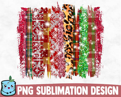 Christmas Brush Strokes Sublimation Design Sublimation MintyMarshmallows 