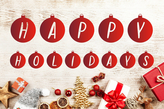 Christmas Bubbles Font Font ampersand 