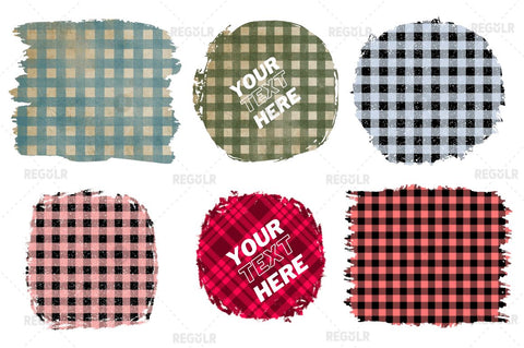Christmas buffalo plaid sublimation background Bundle Sublimation Regulrcrative 