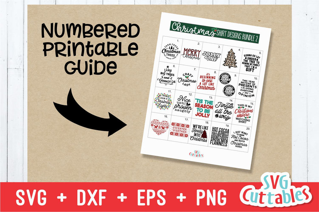 Christmas Bundle 2 svg - Christmas svg - Cut File - Shirt Design Bundle ...