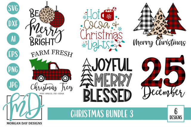 Christmas Bundle 3 SVG Morgan Day Designs 