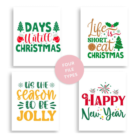 Christmas Bundle 50 SVG Files SVG Elise Cellucci 