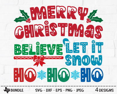 Christmas Bundle | Christmas SVG SVG Texas Southern Cuts 