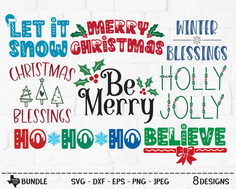 Christmas Bundle | Christmas SVG SVG Texas Southern Cuts 