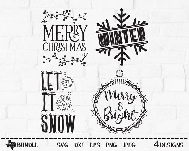 Christmas Bundle | Christmas SVG SVG Texas Southern Cuts 