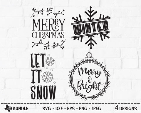 Christmas Bundle | Christmas SVG SVG Texas Southern Cuts 
