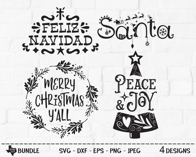 Christmas Bundle | Christmas SVG SVG Texas Southern Cuts 