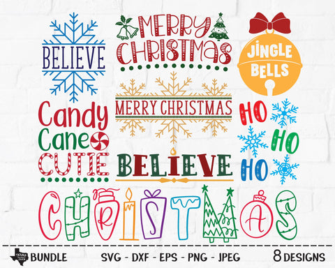 Christmas Bundle | Christmas SVG SVG Texas Southern Cuts 