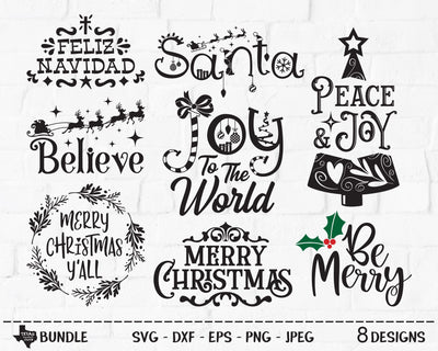 Christmas Bundle | Christmas SVG SVG Texas Southern Cuts 