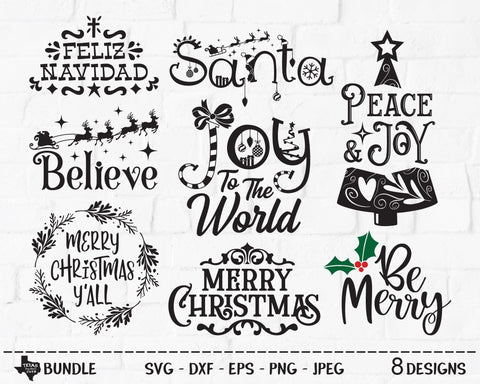 Christmas Bundle | Christmas SVG SVG Texas Southern Cuts 