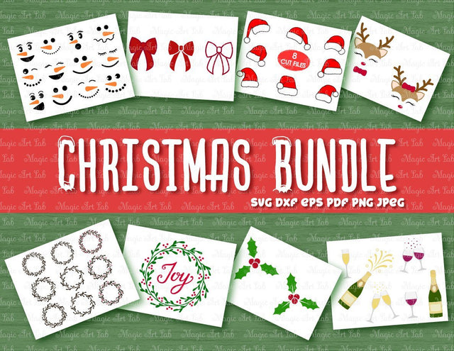 Christmas bundle cut files SVG MagicArtLab