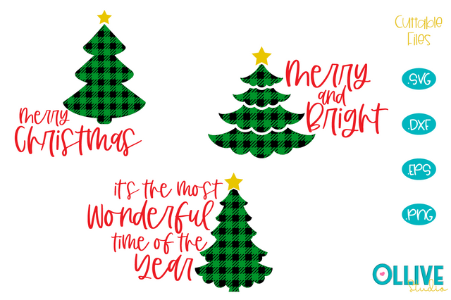 Christmas Bundle SVG Christmas Tree SVG Ollive Studio 