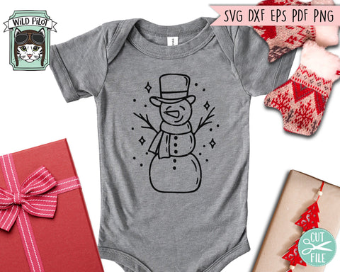 Christmas Bundle SVG Cut File, Snowman SVG, Presents SVG, Candy Cane SVG, Ugly Sweater SVG, Mittens SVG, Hat SVG, Stocking SVG, Snow Globe SVG, Gingerbread Man SVG, Bow SVG, Tree SVG SVG Wild Pilot 