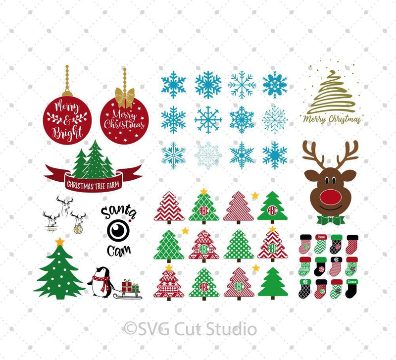 Christmas Bundle SVG Files - So Fontsy