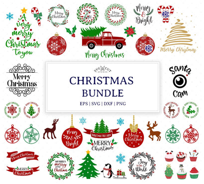 Christmas Bundle SVG Files SVG SVG Cut Studio 